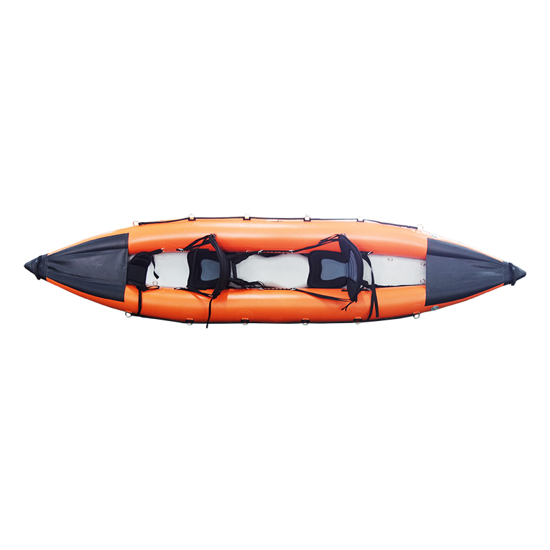 Kayak hinchable para 2 personas con suelo de puntada caída