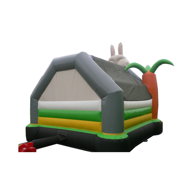 Casa de salto inflable de conejo, castillo hinchable para niños al aire libre