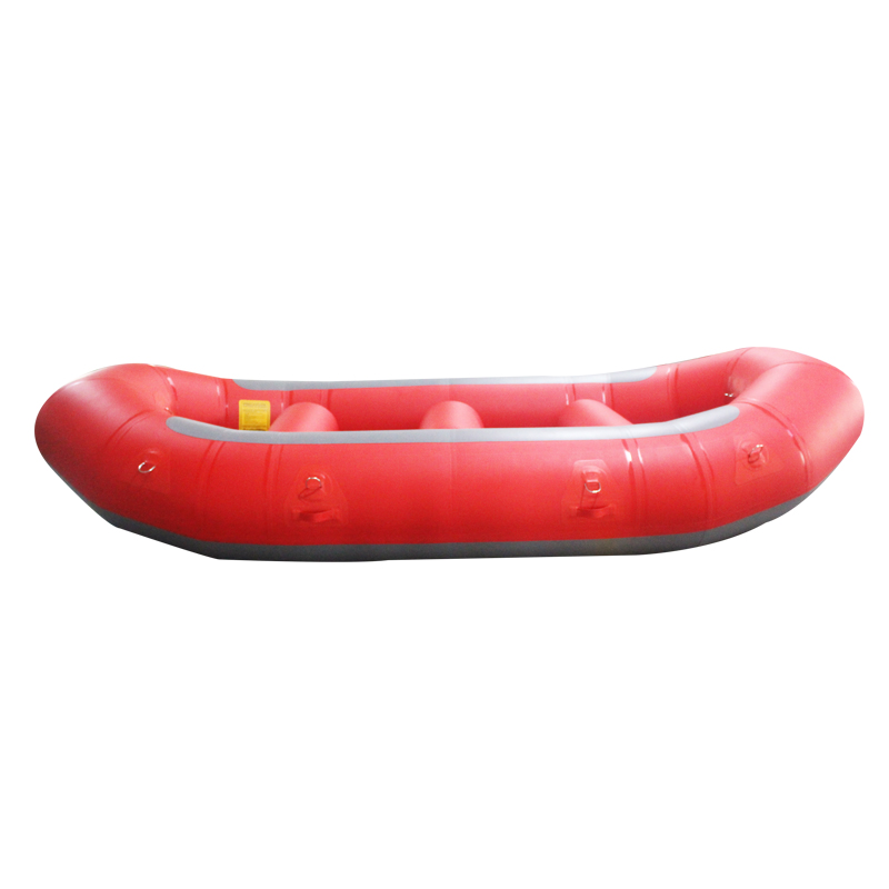 Gran bote de rafting en el río Life de PVC con piso autoachicador